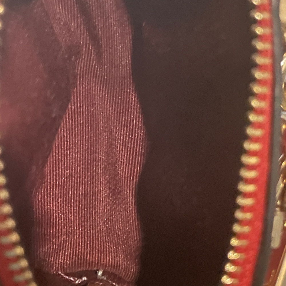 Coach Katy Satchel Keychain in Miami Red - Picture 7 of 7
